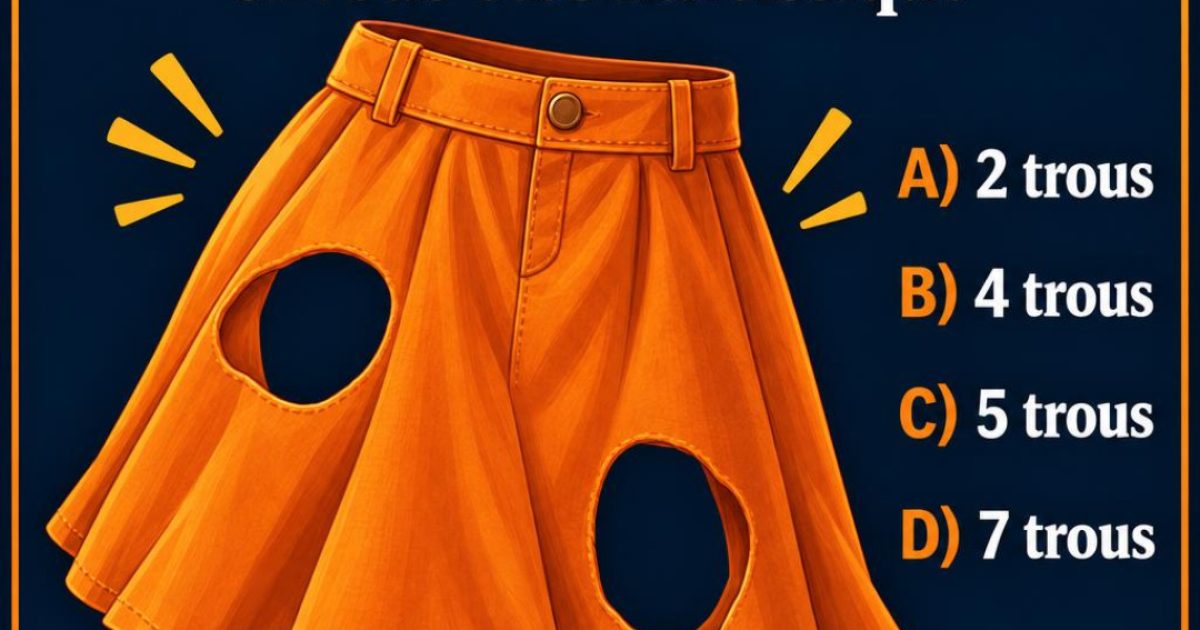 Ce défi de la jupe trouée qui affole internet : combien de trous voyez-vous vraiment ?