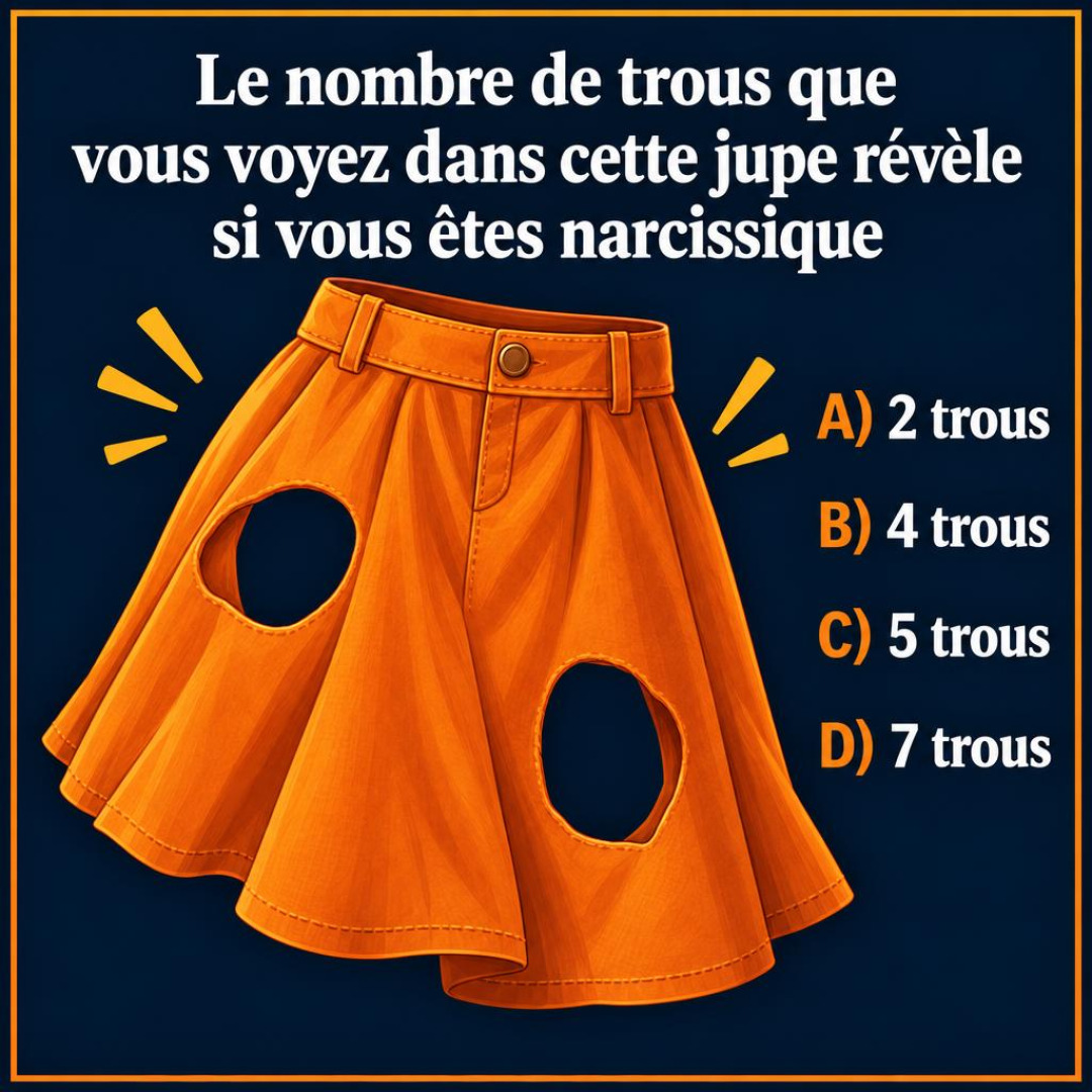 Ce défi de la jupe trouée qui affole internet : combien de trous voyez-vous vraiment ?