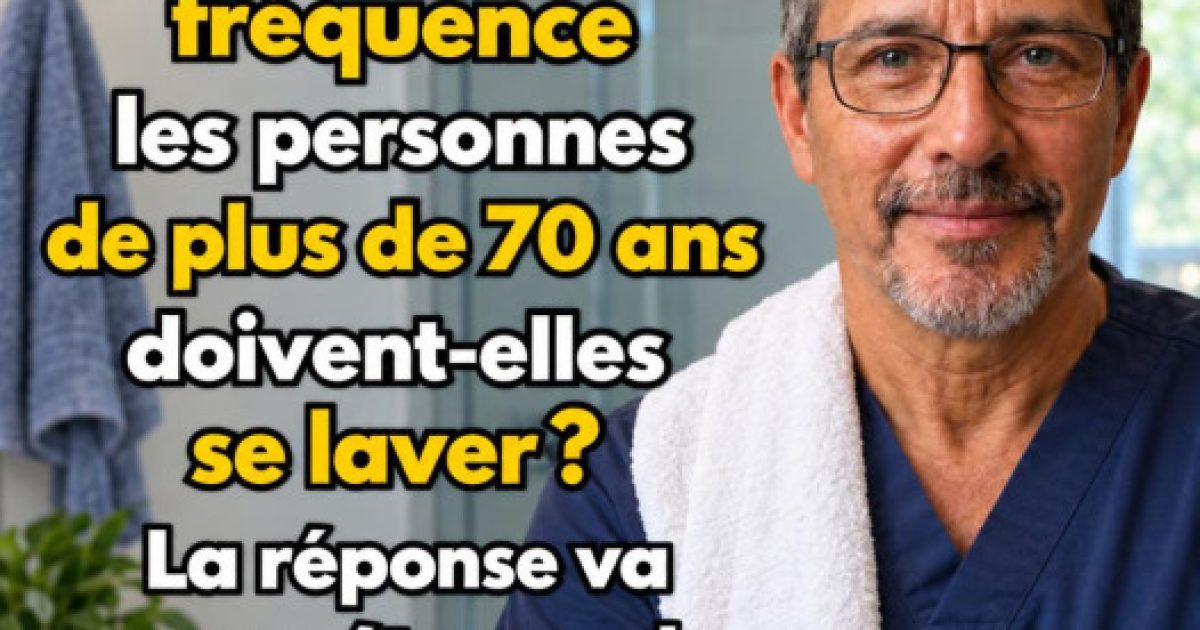 Seniors : à quelle fréquence faut-il vraiment se doucher après 70 ans ?