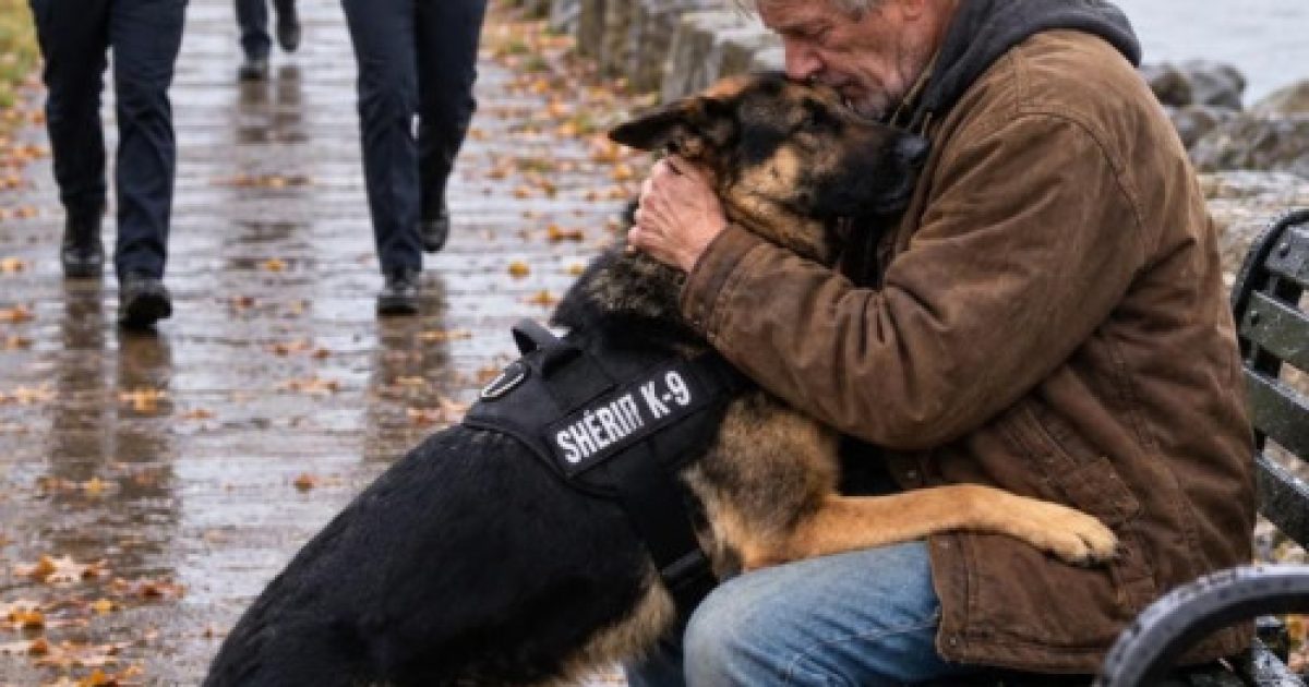 Ce chien policier refuse d'attaquer un vieux monsieur : la raison a ému toute la France
