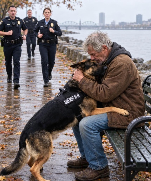 Ce chien policier refuse d'attaquer un vieux monsieur : la raison a ému toute la France