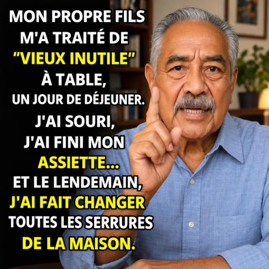 Il traite son père de "vieux inutile" : la réponse du papa, dès le lendemain matin, a tout changé