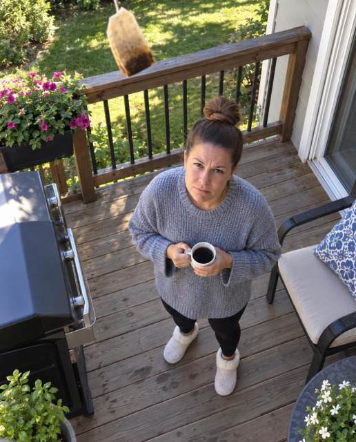 Elle demande trois fois à son voisin d'arrêter de jeter ses sachets de thé sur son balcon : sa réponse va tout changer