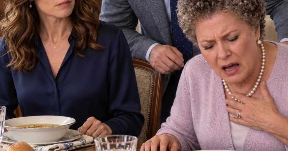Elle surprend son mari à verser une mystérieuse poudre dans sa soupe : ce qu'elle découvre ensuite va tout changer