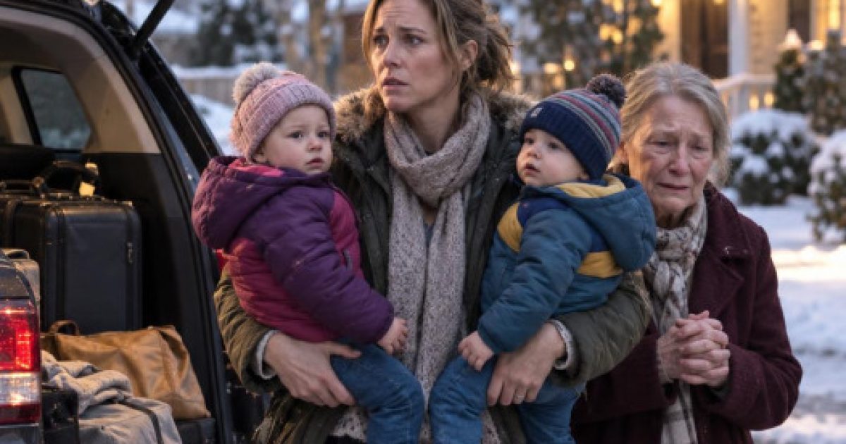 Elle rentre à l'improviste pour les fêtes et découvre l'impensable : ce que sa mère endurait en secret
