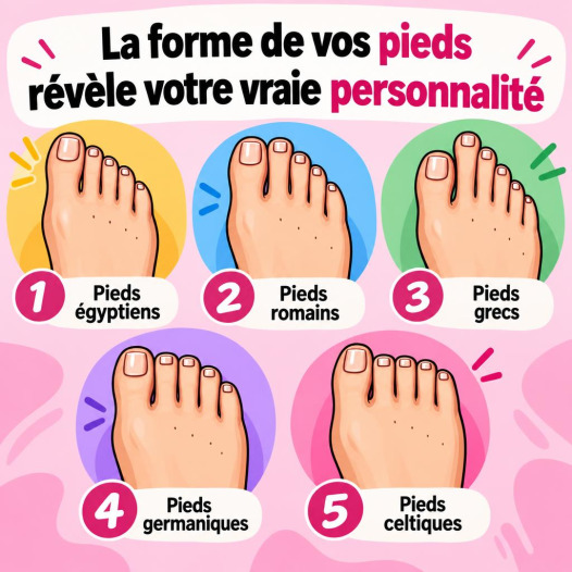 La forme de vos pieds révèle votre vrai caractère : le test qui va vous surprendre
