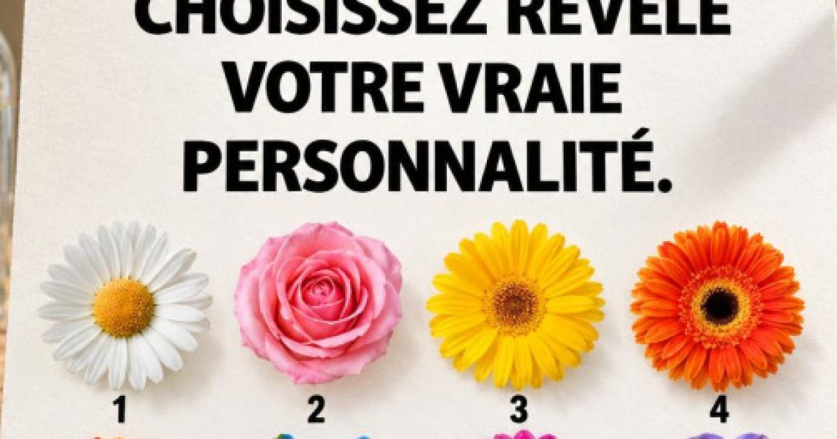 La fleur que vous choisissez révèle votre vraie personnalité : laquelle vous ressemble vraiment ?