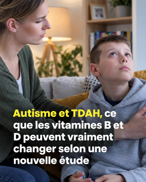 Autisme et TDAH : les vitamines B et D peuvent-elles vraiment aider nos enfants ? Ce que dit la science en 2025