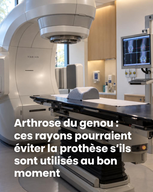 Arthrose du genou : la radiothérapie à très faible dose pourrait changer la donne avant la prothèse