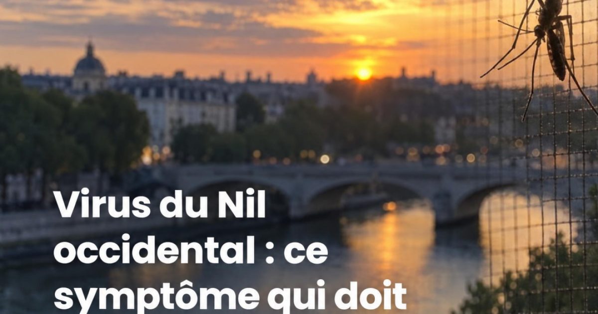 Virus du Nil occidental : le symptôme après une piqûre de moustique qui doit vous alerter immédiatement