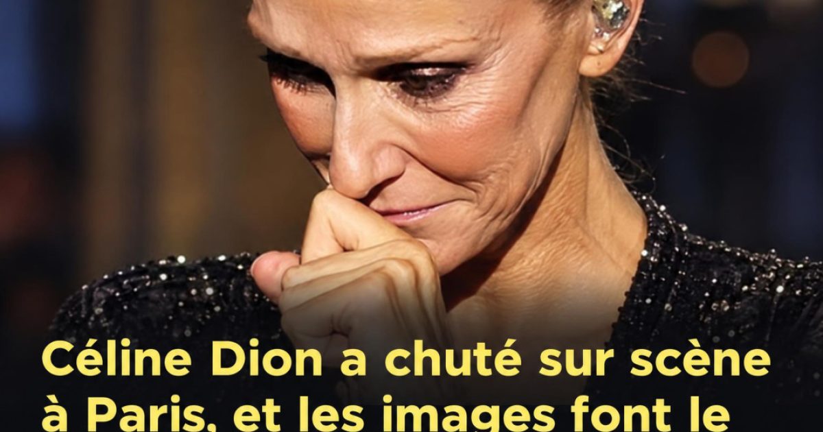 Céline Dion trébuche sur scène à Paris : sa réaction bouleverse ses fans