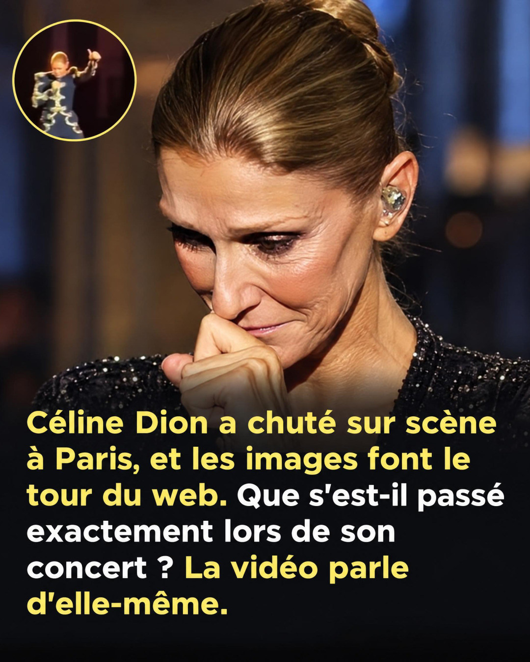 Céline Dion trébuche sur scène à Paris : sa réaction bouleverse ses fans