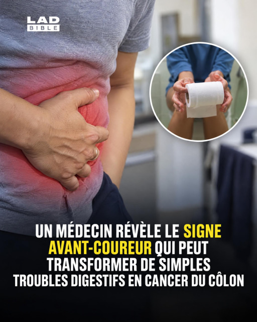 Cancer colorectal : ce signe discret que beaucoup confondent avec un simple problème digestif