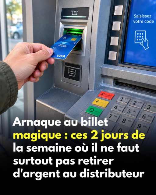 Arnaque au distributeur : ces 2 jours de la semaine où il ne faut surtout pas retirer d'argent