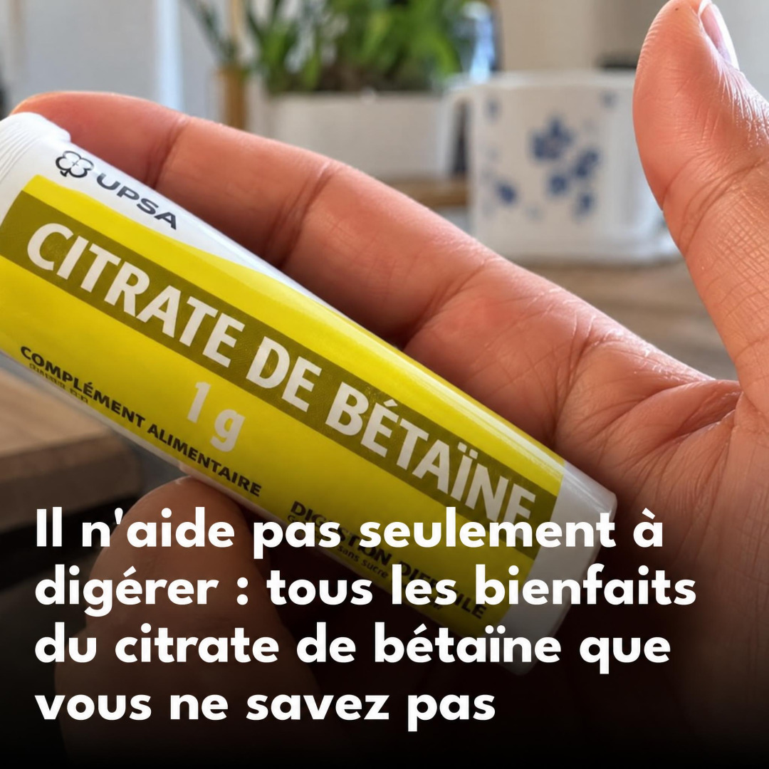 Citrate de bétaïne : bien plus qu'un simple aide digestif, ses bienfaits cachés vont vous surprendre