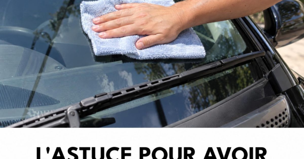 Vitres de voiture sans trace : l'astuce incroyable au papier journal qui change tout