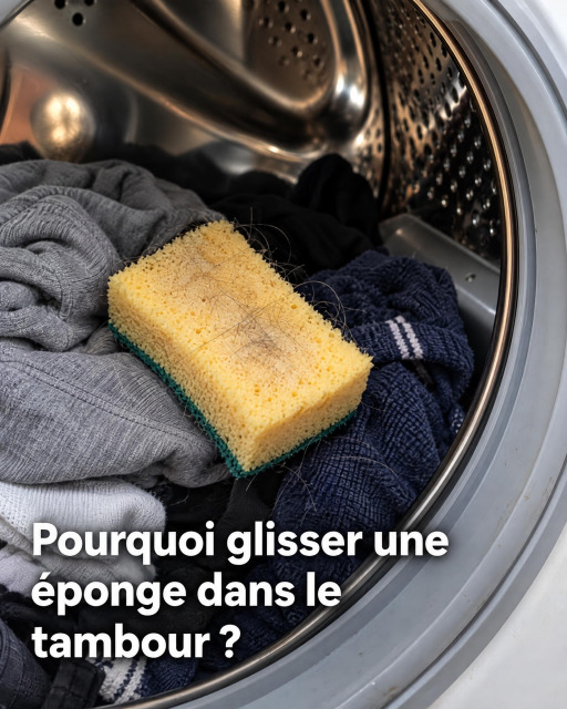 Poils d'animaux dans le lave-linge : pourquoi glisser une éponge dans le tambour change absolument tout