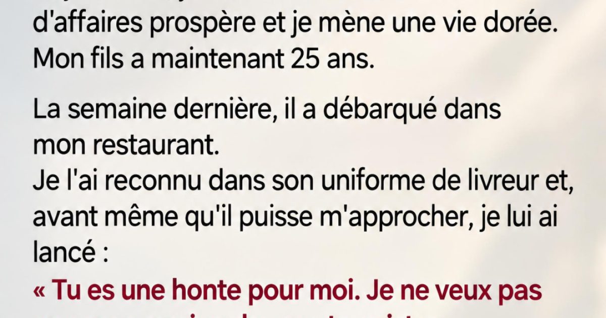 Elle a tourné le dos à son fils pendant 10 ans : la photo que son mari a retrouvée a tout changé