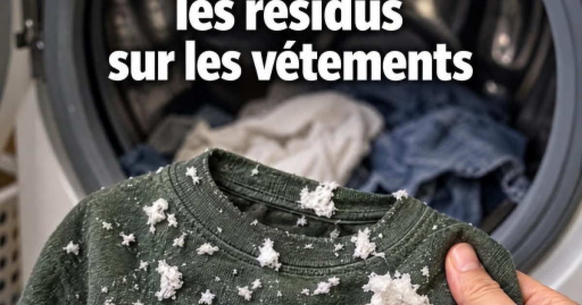 Mouchoir oublié dans la machine à laver : 5 astuces géniales pour sauver vos vêtements