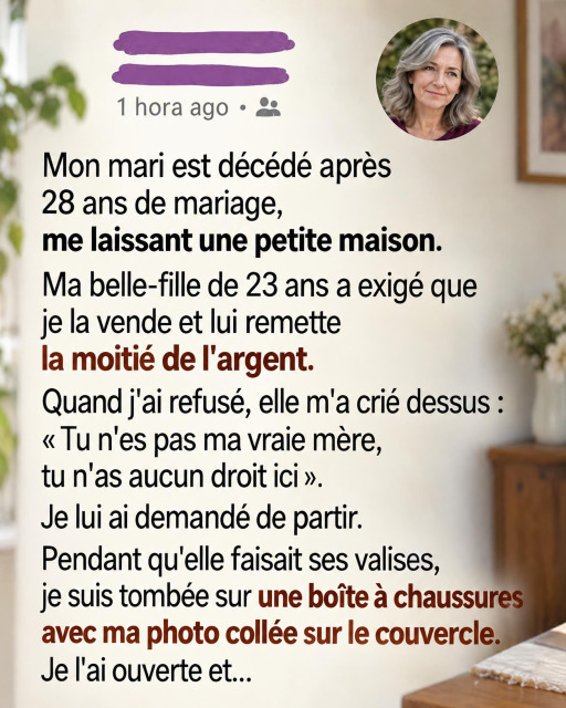 Elle lui criait qu'elle n'était pas sa vraie mère… jusqu'à ce qu'elle trouve la boîte à chaussures