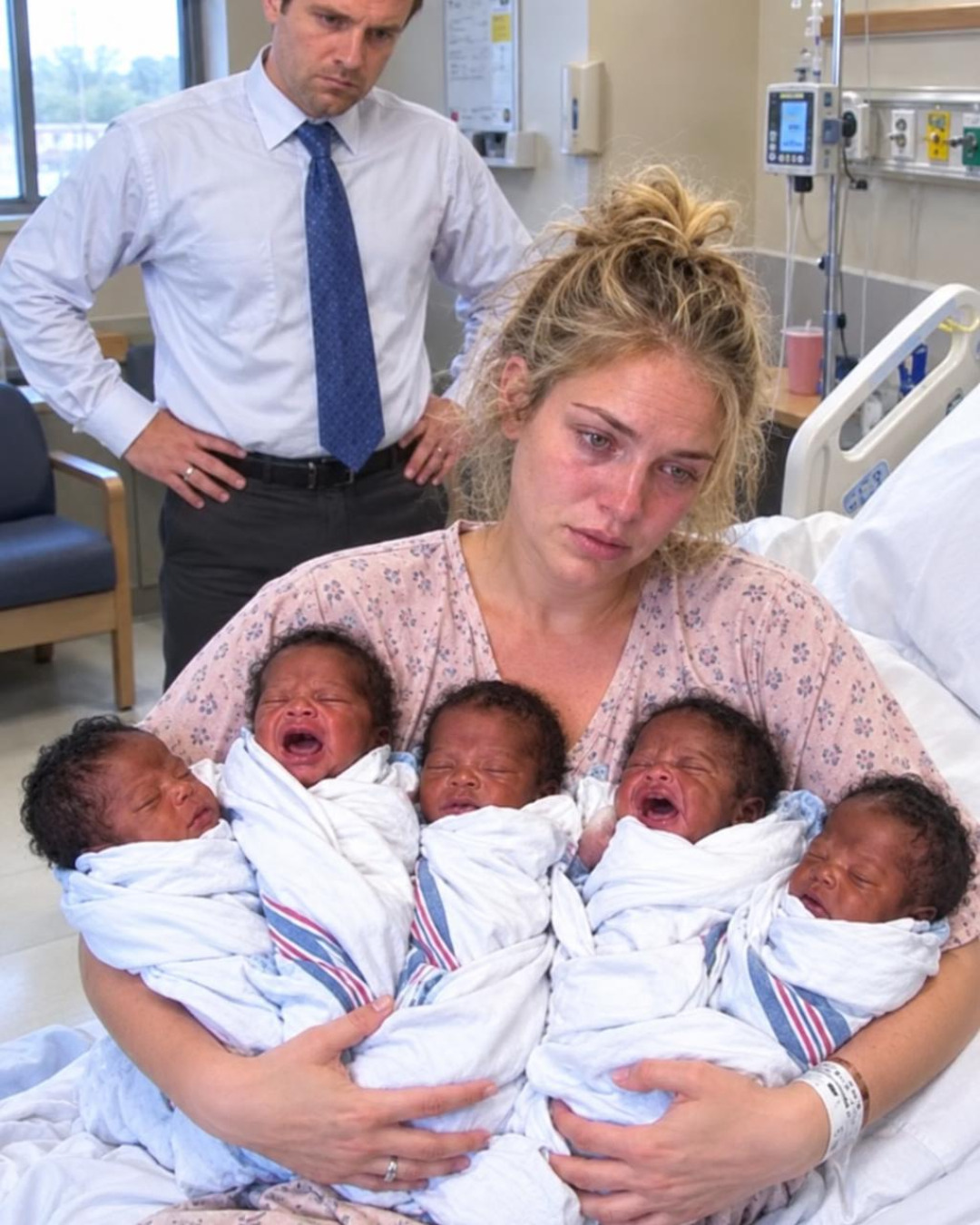 Il abandonne sa compagne et leurs cinq bébés à la maternité : 30 ans plus tard, la vérité éclate
