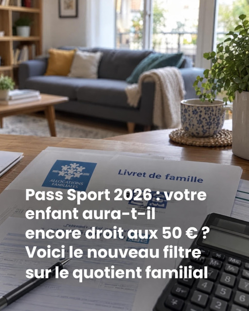 Pass Sport 2026-2027 : les 50 € sont-ils encore pour vous ? Tout comprendre aux nouvelles règles du quotient familial