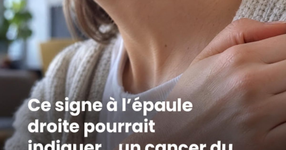 Douleur à l'épaule droite : ce signe étonnant qui peut révéler un problème de foie selon un médecin
