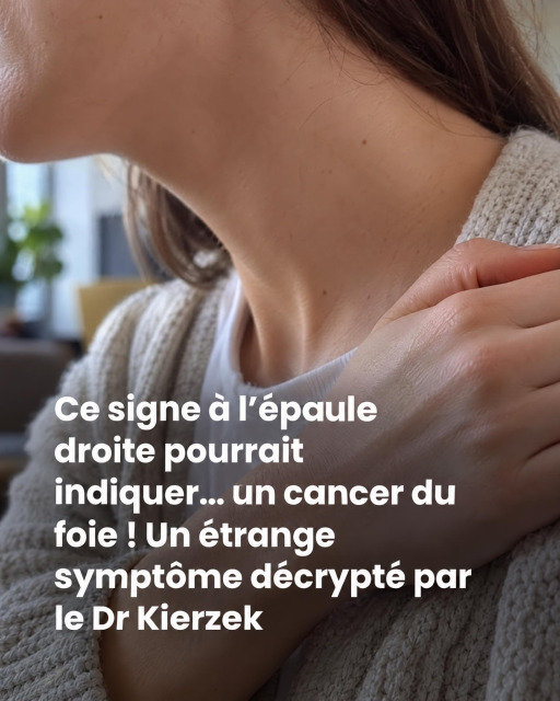 Douleur à l'épaule droite : ce signe étonnant qui peut révéler un problème de foie selon un médecin