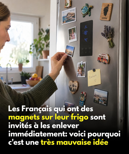 Magnets sur le frigo : pourquoi c'est une très mauvaise idée si votre appareil est récent