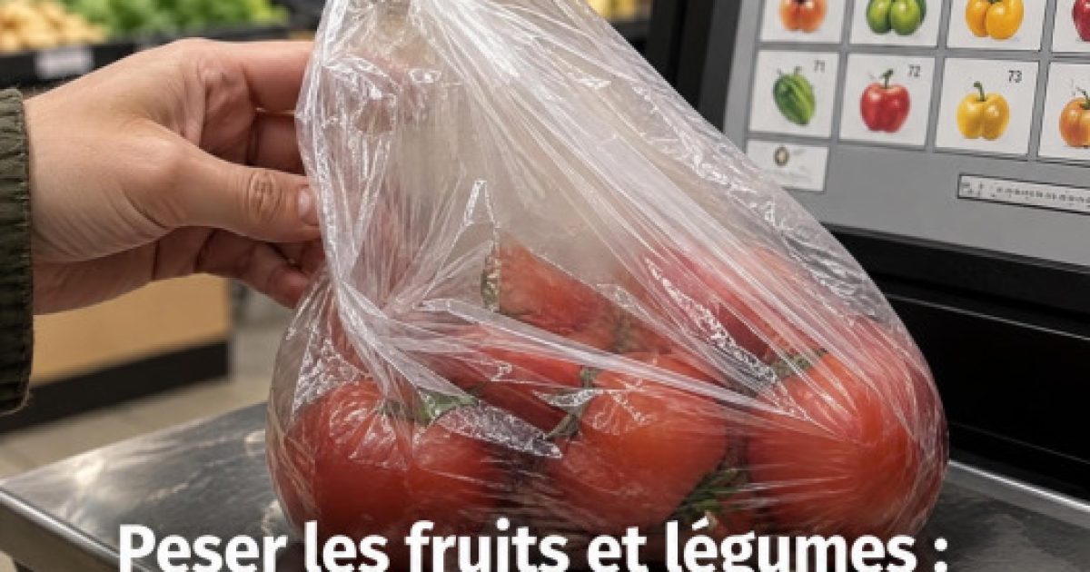 Fruits et légumes à la pesée : l'astuce des caissiers pour ne pas payer plus cher que prévu