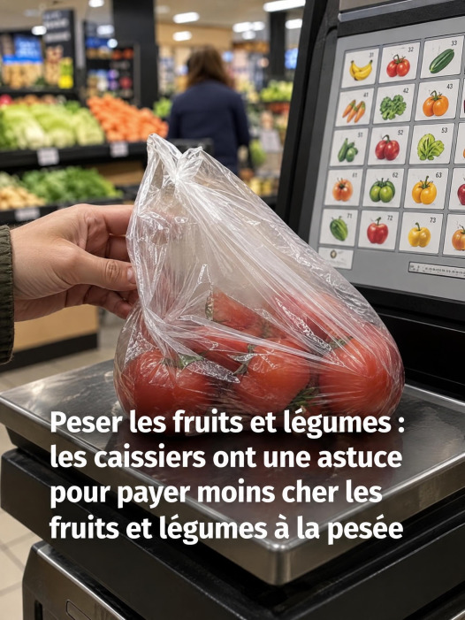Fruits et légumes à la pesée : l'astuce des caissiers pour ne pas payer plus cher que prévu
