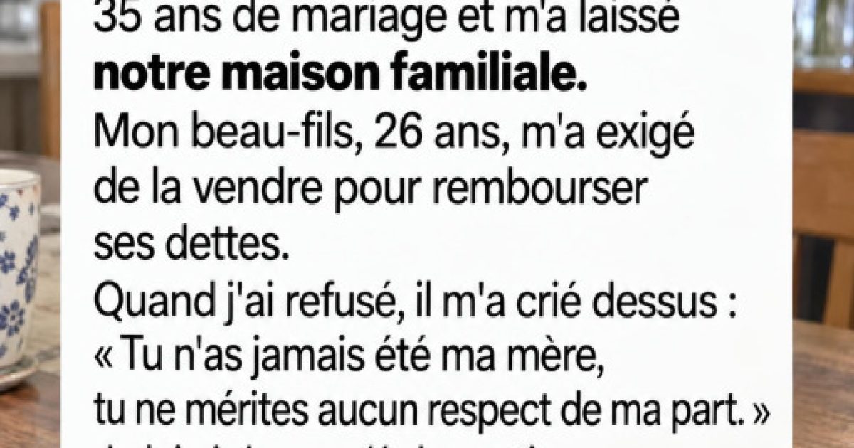 Elle pensait avoir tout perdu : ce qu'elle a trouvé derrière l'armoire de son beau-fils l'a bouleversée à jamais
