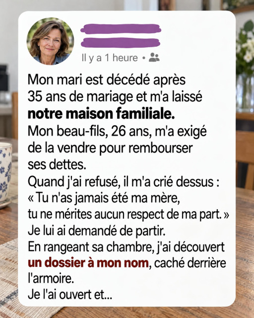 Elle pensait avoir tout perdu : ce qu'elle a trouvé derrière l'armoire de son beau-fils l'a bouleversée à jamais