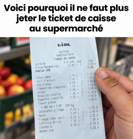 Ticket de caisse au supermarché : pourquoi il ne faut surtout jamais le jeter avant de vérifier ces points