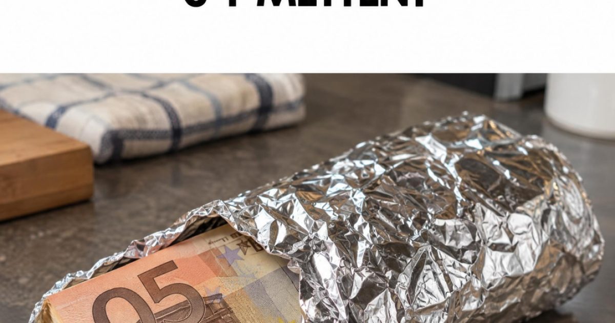 Pourquoi enrouler ses billets de banque dans du papier aluminium ? L'astuce maison qui circule partout