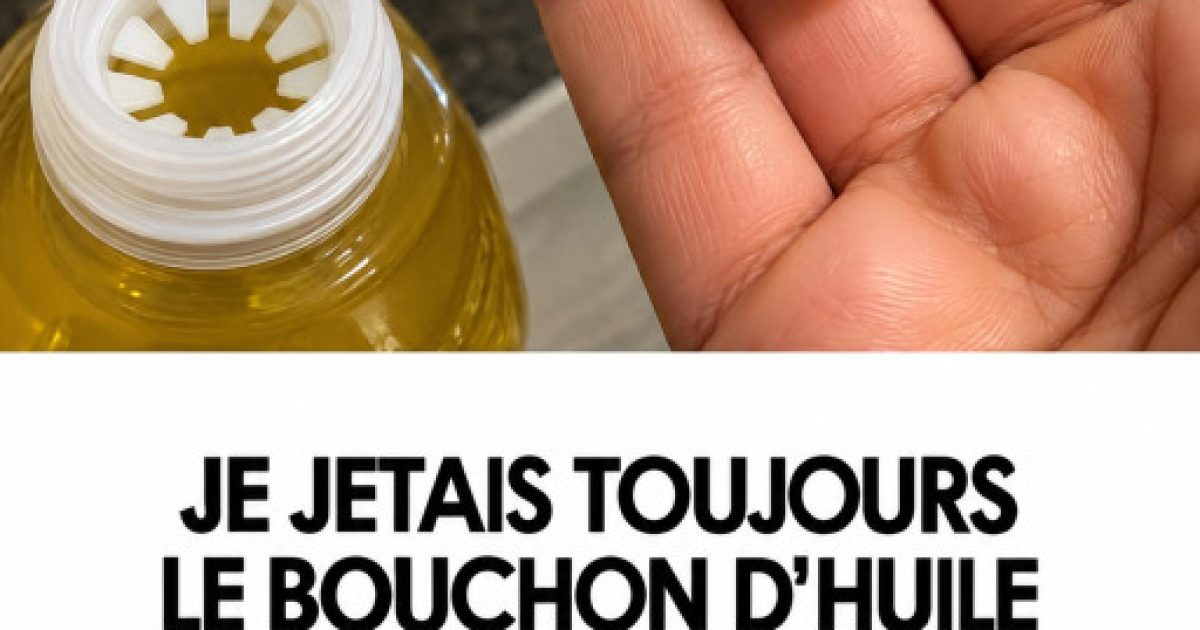 Le bouchon d'huile : voilà pourquoi vous n'auriez jamais dû le jeter