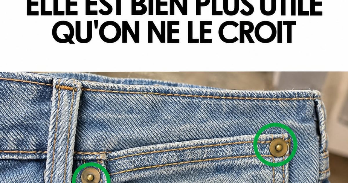 Cette toute petite poche sur vos jeans n'est pas là par hasard : voici son histoire et ses usages insoupçonnés