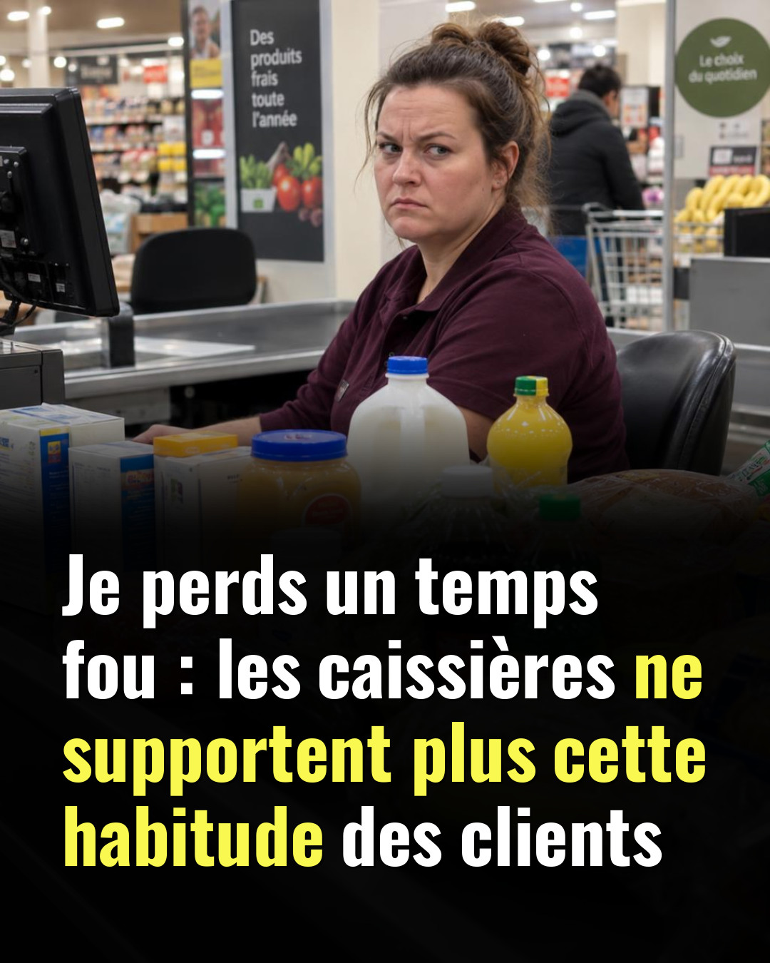 Tapis de caisse au supermarché : le geste que les caissières ne supportent plus (et comment l'éviter)