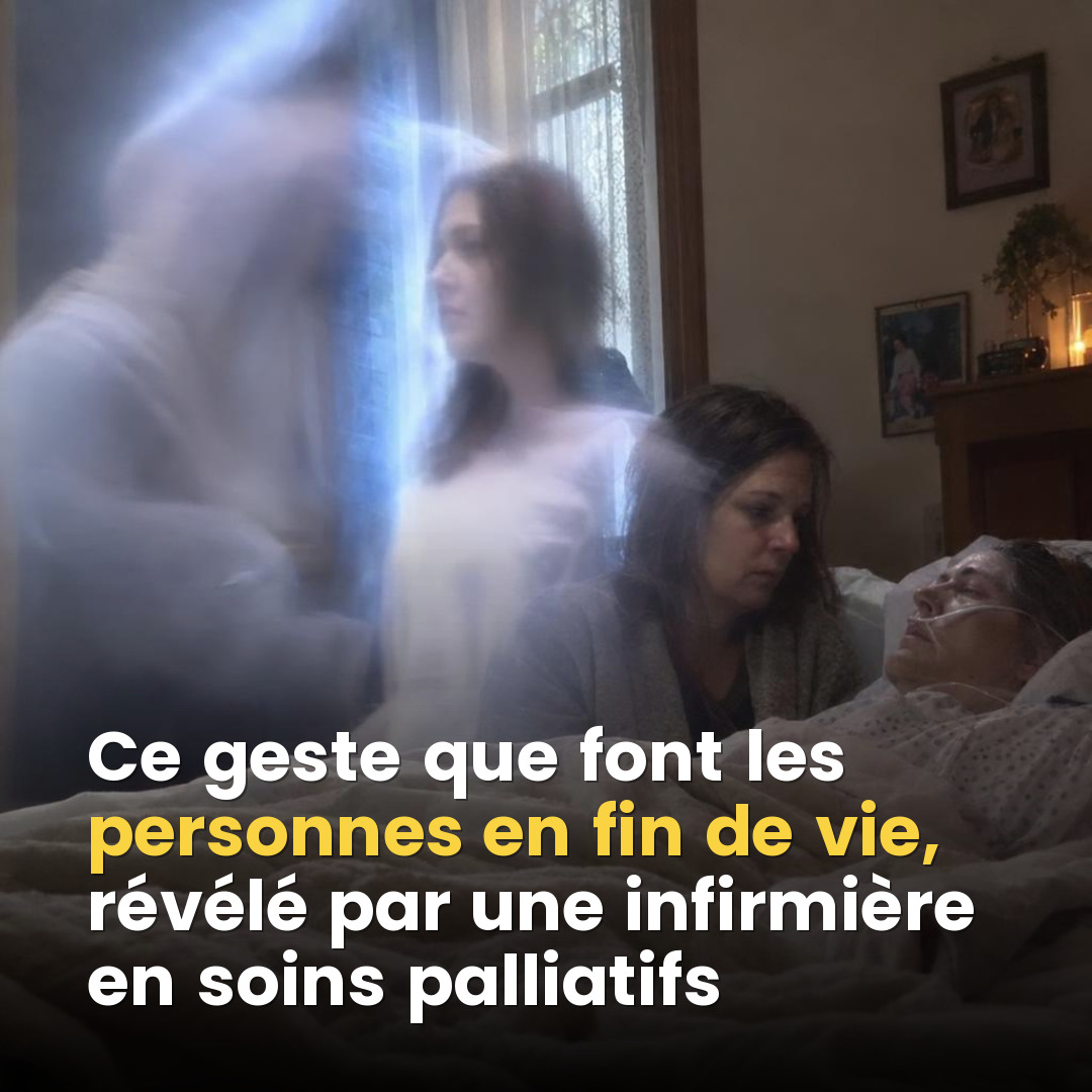 Ce geste bouleversant que font certaines personnes juste avant de partir, selon des infirmières en soins palliatifs