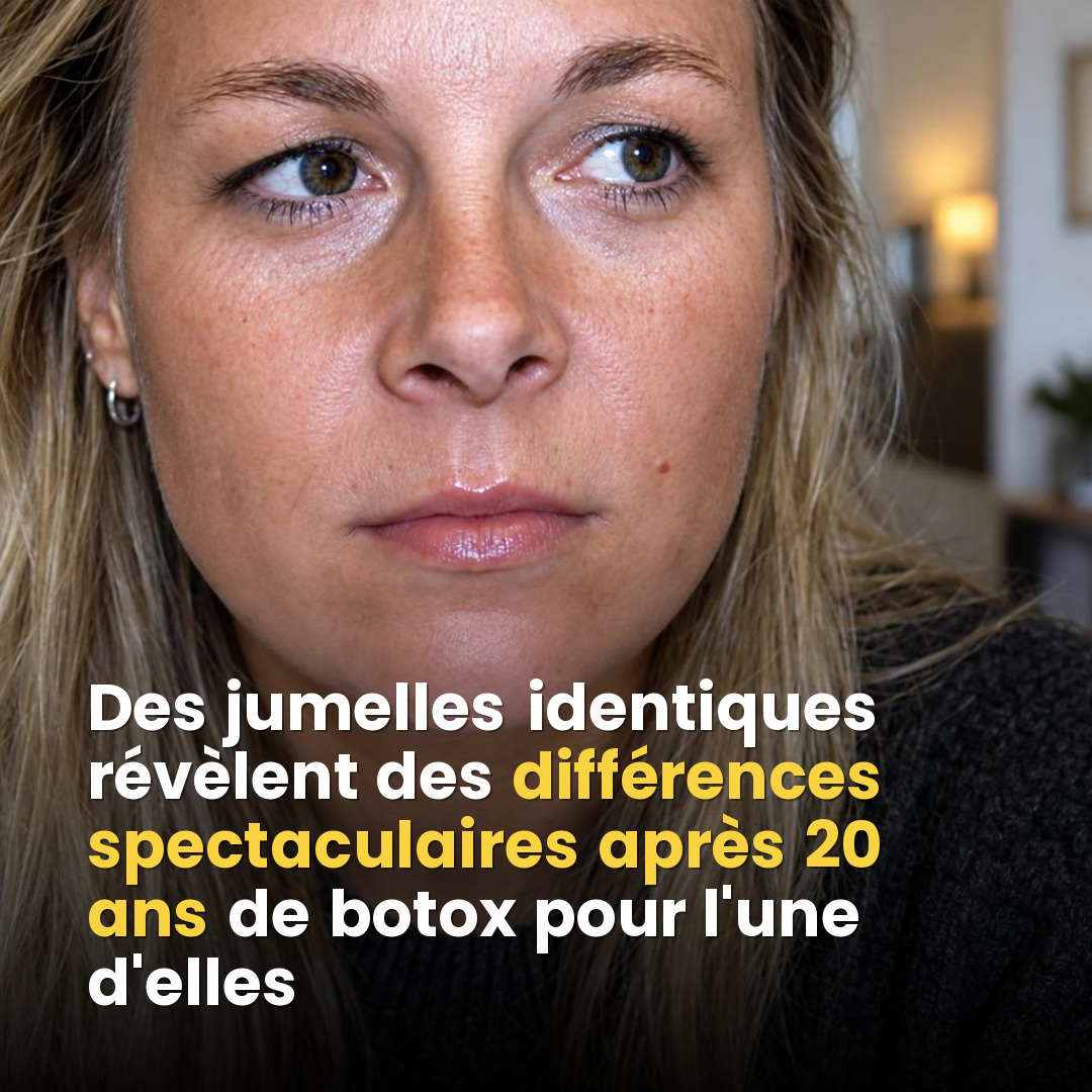 Botox pendant 20 ans vs zéro injection : cette étude sur des jumelles identiques va vous surprendre