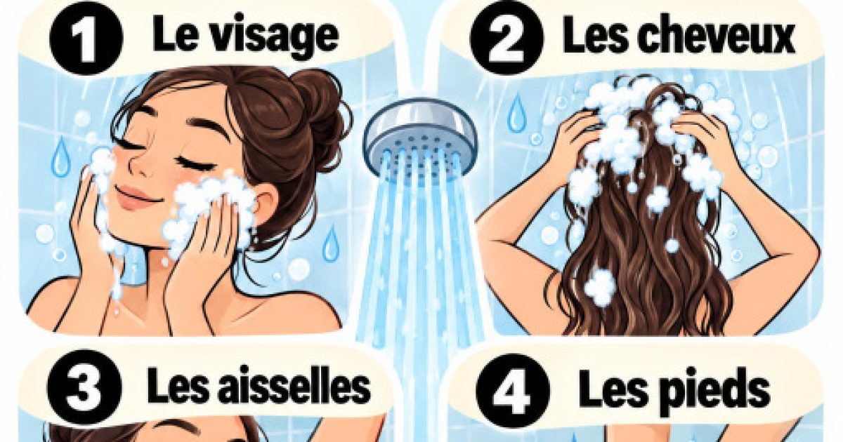 Ce que la partie du corps que vous lavez en premier sous la douche révèle sur votre personnalité