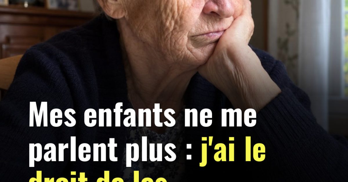 Mes enfants ne me parlent plus : puis-je les priver d'héritage ? Ce que dit vraiment la loi