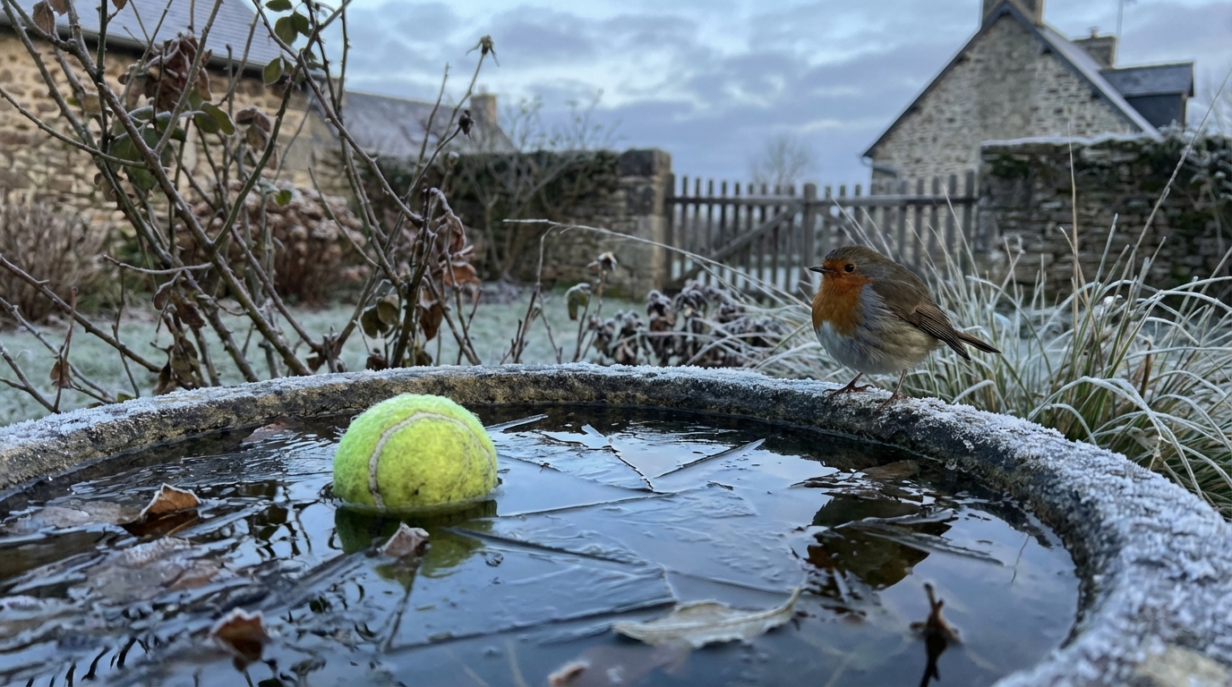 Ce banal accessoire de jeu posé dans votre jardin peut sauver les mésanges par grand froid