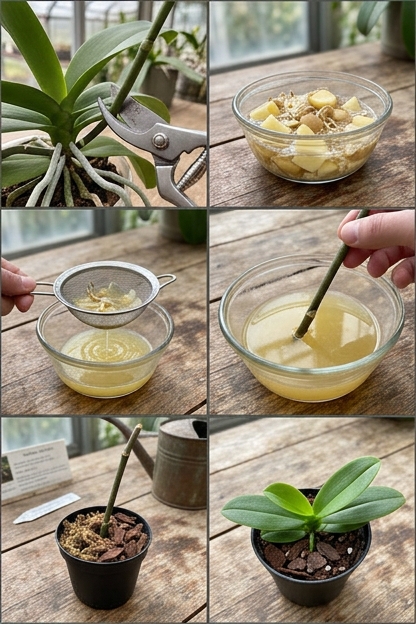 Orchidées : comment les multiplier presque indéfiniment grâce à une pomme de terre ? Des jardiniers vous donnent leurs conseils