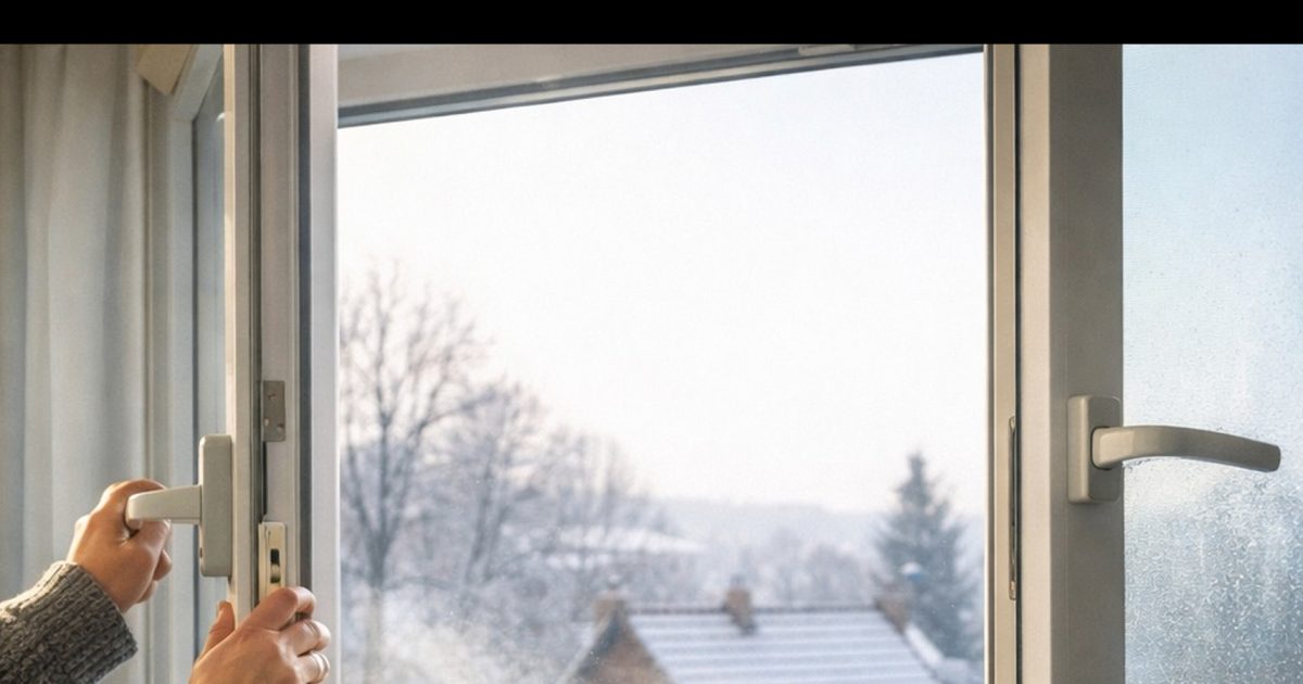 Ouvrir les fenêtres le matin en hiver : le geste qui aggrave la qualité de l'air de votre logement