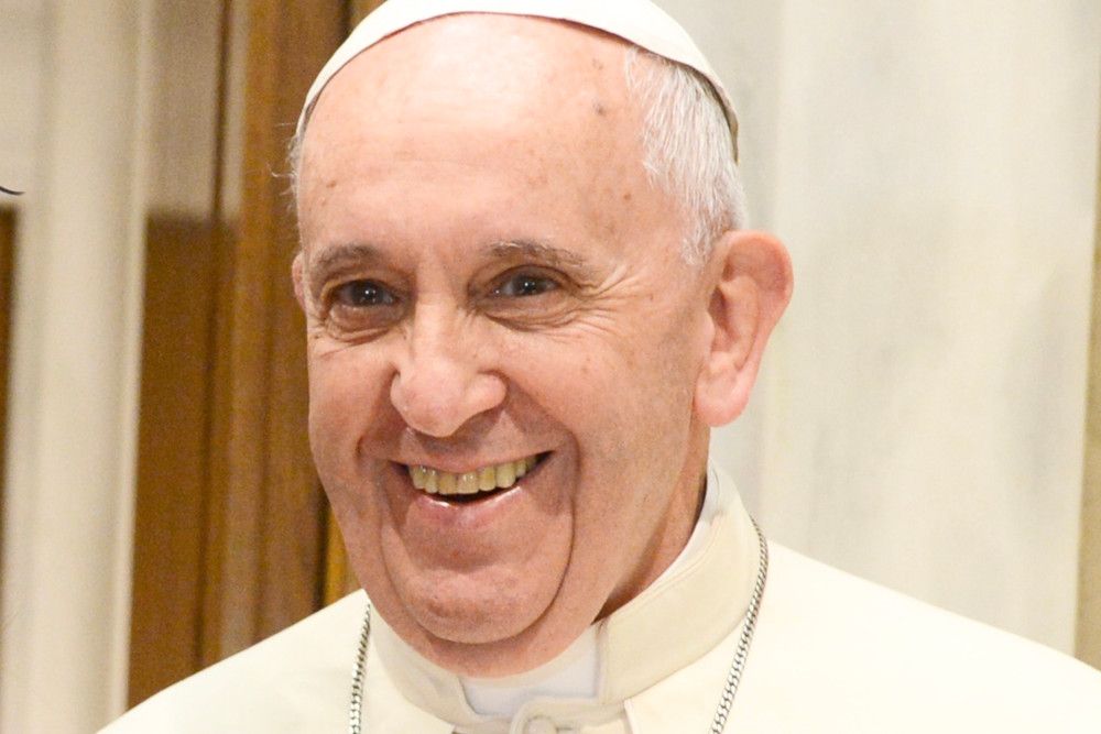 Le pape François en prière