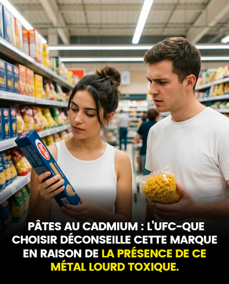 Pâtes au cadmium : l’UFC-Que Choisir déconseille cette marque en raison de la présence de ce métal lourd toxique