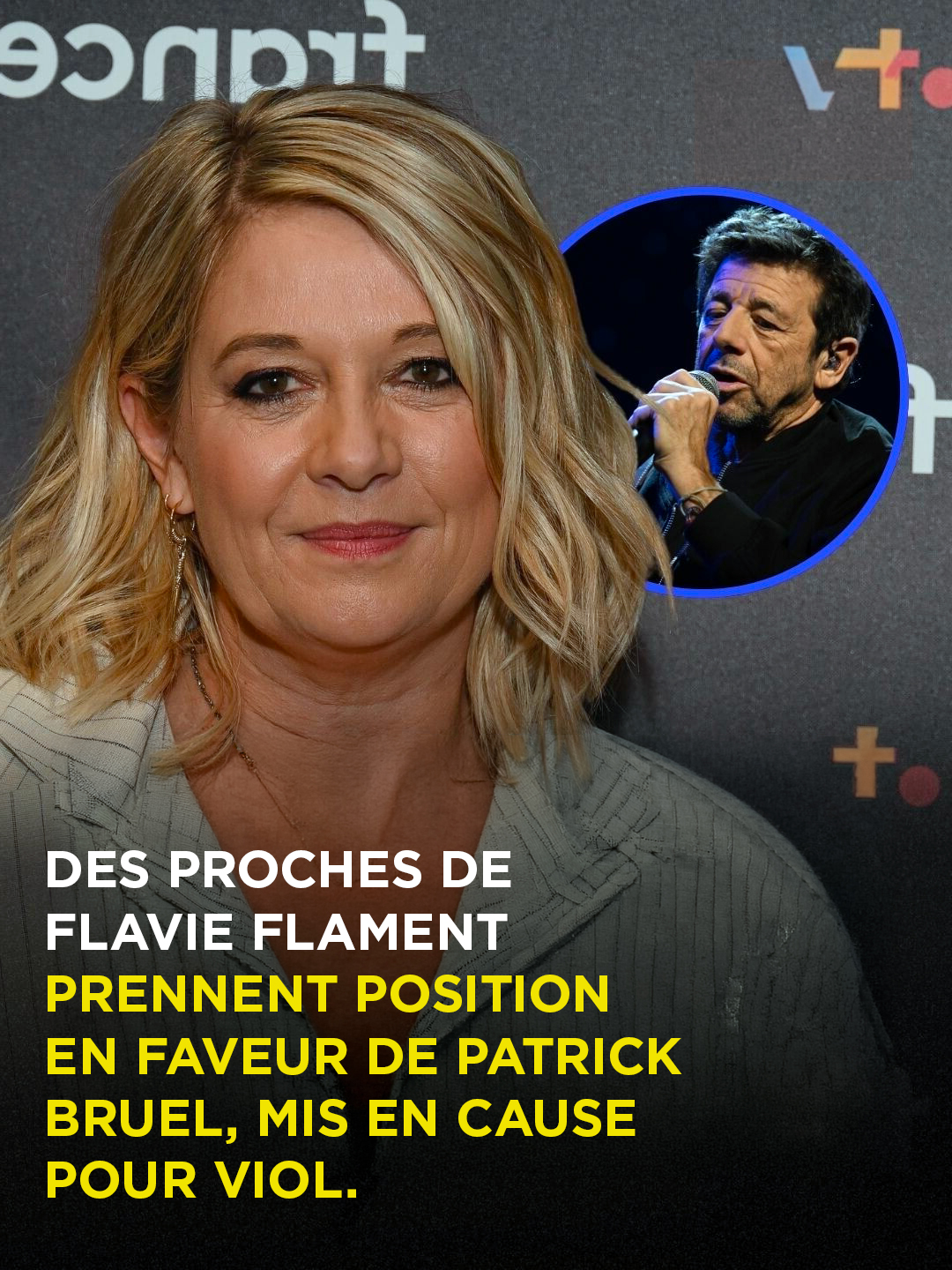 Patrick Bruel : « Cela ne tient pas debout »… Des proches de Flavie Flament prennent la parole pour soutenir le chanteur