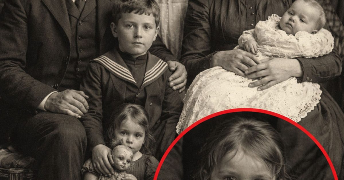 Personne n’avait remarqué ce détail sur la photo de famille… jusqu’à ce que le zoom révèle ses yeux