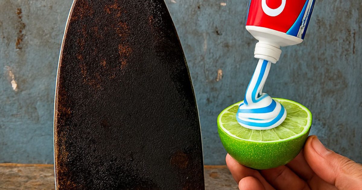 Personne ne comprend pourquoi cette astuce au citron et au dentifrice rend le fer à repasser comme neuf